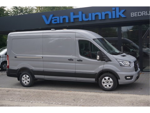 Ford Transit 350L L3H2 Limited AUT-8 165PK BPM VRIJ Navi, Adap. Cruise, 360° Cam, Trekhaak, 2x Schuifdeur!! NR. 293
