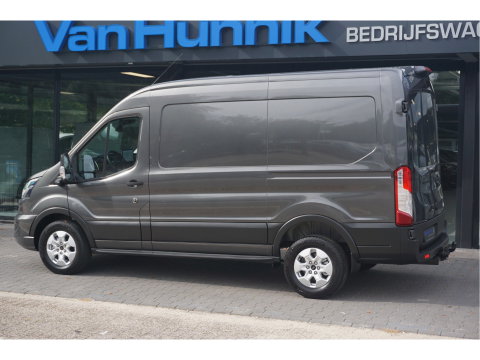 Ford Transit 350M L2H2 Limited AUT-8 165PK BPM VRIJ Navi, 360 Cam, ACC, Xenon, Lm Velg, Trekhaak!! NR. A114