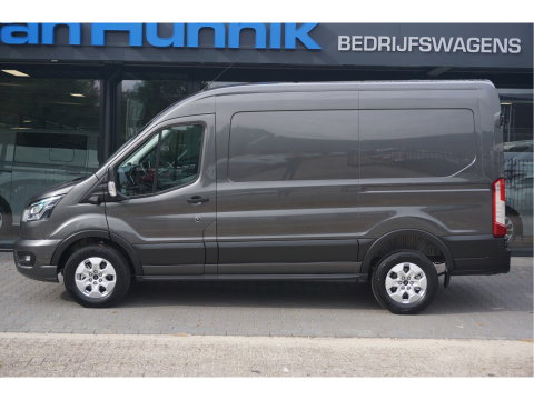 Ford Transit 350M L2H2 Limited AUT-8 165PK BPM VRIJ Navi, 360 Cam, ACC, Xenon, Lm Velg, Trekhaak!! NR. A115