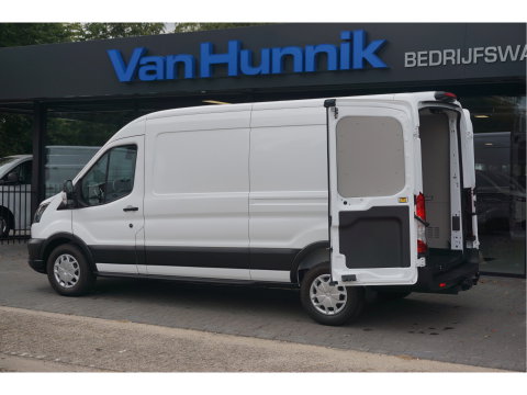 Ford Transit 350L 130PK L3H2 Trend AUT BPM VRIJ!! Clima, 12" Sync 4 Navi, 270º deur, Trekhaak!! NR. 165