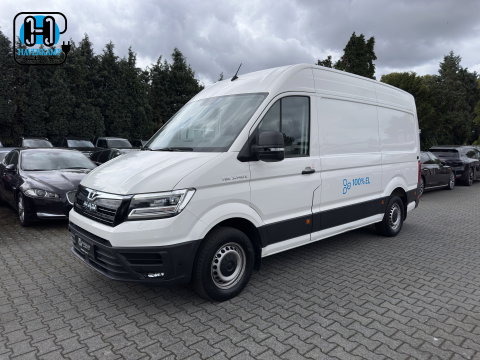 MAN eTGE Basis 36 kWh L3 H3 (2-Fase) {Soh-88%} Aut. *HEATPUMP | NAVI-FULLMAP | AIRCO | CRUISE | 3-PERS | CAMERA | HEATED-ERGO-SEATS | PDC | DAB | WIFI | FULL-LED | CCS-FASTLOADER*