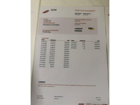 Peugeot Partner 120 1.6 BlueHDi 75 L1 Koel vries - 20 gr