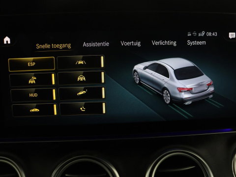 Mercedes-Benz E-Klasse 300 e AMG Line | SOH 88.4% | Panoramadak | Trekhaak | Leder | Burnmeister surround | Head up | 360 camera | Adaptive cruise | Carplay | Memory |