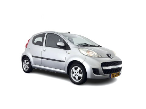 Peugeot 107 1.0-12V Black & Silver *AIRCO | COMFORT-SEATS | RADIO-CD | PRIVACY-GLASS | 14''ALU*