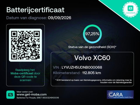 Volvo XC60 T8 R-DESIGN/ PANORAMADAK/ 360° CAMERA/ HEAD-UP/ H&K AUDIO/ TREKHAAK