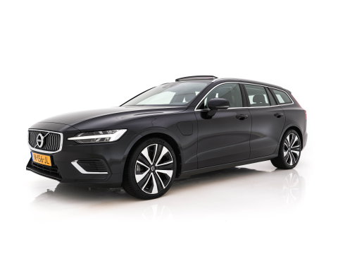 Volvo V60 2.0 T6 Recharge AWD Inscription (Plug-in) (INCL-BTW) Aut. *PANO | LEATHER | FULL-LED | MEMORY-PACK | KEYLESS | DIGI-COCKPIT | NAVI-FULLMAP | HEATED-SPORTSEATS | ECC | CRUISE | DAB | TOWBAR | 19''ALU*