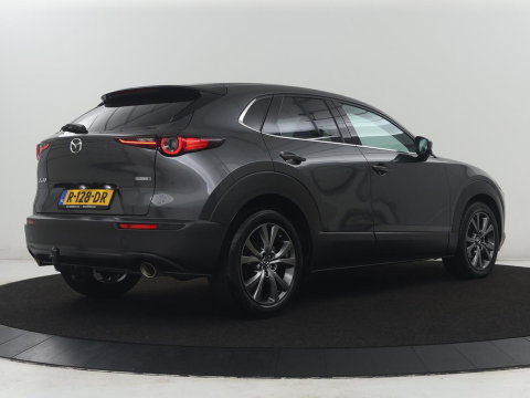 Mazda CX-30 2.0 e-SkyActiv-X M Hybrid Luxury | Trekhaak | Leder | Stuur/stoel verwarming | Adaptive cruise | Head up | 360 camera | Carplay | Climate control | BOSE sound |