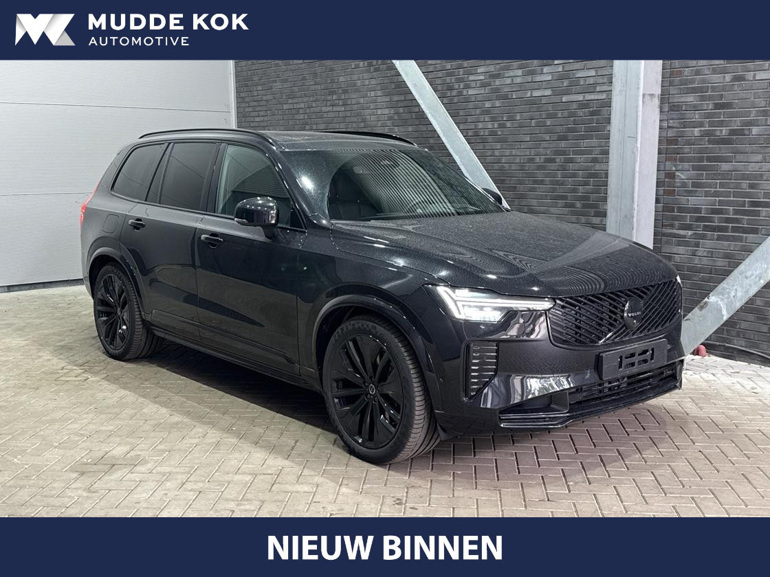 Volvo XC90 T8 Ultra Black Edition | Bowers&Wilkins | Luchtvering | Panoramadak | Trekhaak | 360° Camera | Massage | Stoelventilatie | 21 Inch
