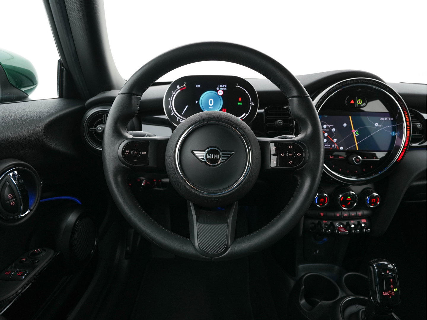 MINI 3-deurs 1.5 One Business Edition (INCL-BTW) Aut. *LEATHER-FABRIC | FULL-LED | NAVI-FULLMAP | SPORTSEATS | AMBIENTLIGHT | DIGI-COCKPIT | PRIVACY-GLASS | DAB+ | ECC | PDC | UNION-JACK LED |  CRUISE | CAMERA | KEYLESS | 16''ALU