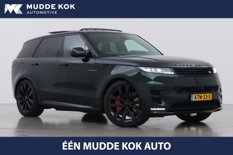 Land Rover Range Rover Sport 3.0 P550e Autobiography PHEV | British Racing Green | Performance Voorstoelen | Trekhaak | Luchtvering | Panoramadak | Meridian 3D | 23 Inch