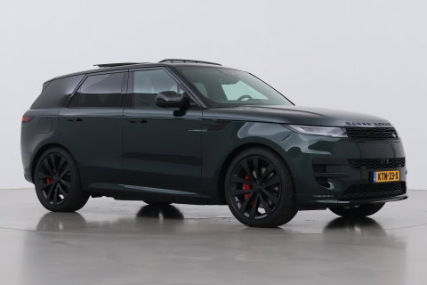 Land Rover Range Rover Sport 3.0 P550e Autobiography PHEV | British Racing Green | Performance Voorstoelen | Trekhaak | Luchtvering | Panoramadak | Meridian 3D | 23 Inch