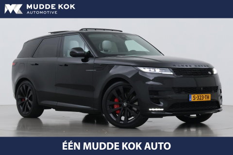Land Rover Range Rover Sport 3.0 P510e First Edition | Luchtvering | Panoramadak | Achterasbesturing | Koelbox | 360° Camera | Massage + Ventilatiestoelen | 23 Inch