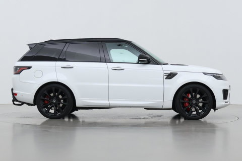 Land Rover Range Rover Sport 3.0 P400 MHEV HST | 3.0 BENZINE | Luchtvering | Panoramadak | Trekhaak | Stoelventilatie | Carbon Pack | BLIS | 22 Inch