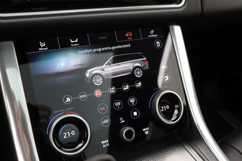 Land Rover Range Rover Sport 3.0 P400 MHEV HST | 3.0 BENZINE | Luchtvering | Panoramadak | Trekhaak | Stoelventilatie | Carbon Pack | BLIS | 22 Inch