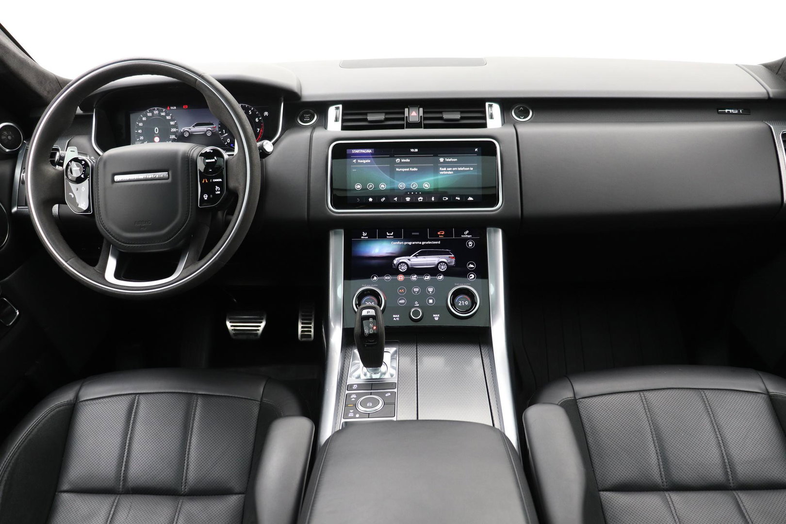 Land Rover Range Rover Sport 3.0 P400 MHEV HST | 3.0 BENZINE | Luchtvering | Panoramadak | Trekhaak | Stoelventilatie | Carbon Pack | BLIS | 22 Inch