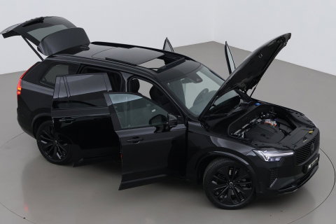 Volvo XC90 T8 Ultra Black Edition | Bowers&Wilkins | Luchtvering | Panoramadak | Trekhaak | 360° Camera | Massage | Stoelventilatie