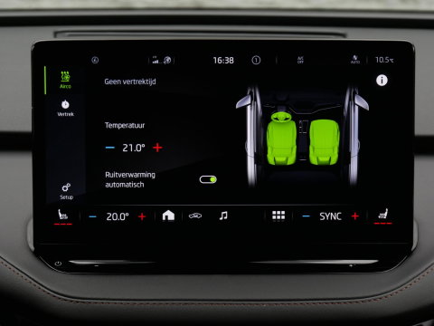 Škoda Enyaq iV 80 LEER/ ADAPTIVE CRUISE/ TREKHAAK/ BLINDSPOT/ ELEKT. STOEL/ SOH 90%