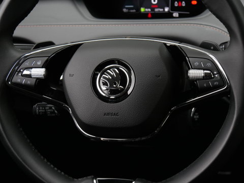 Škoda Enyaq iV 80 LEER/ ADAPTIVE CRUISE/ TREKHAAK/ BLINDSPOT/ ELEKT. STOEL/ SOH 90%