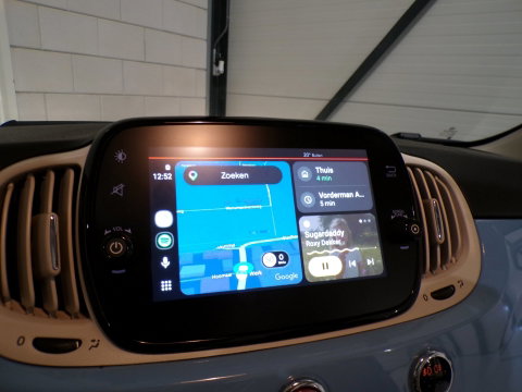 Fiat 500C 0.9 TwinAir Turbo Spiaggina 58 "Origineel NL!" Apple-Carplay Parkeersensoren Navigatie Cruise-control Bluetooth DAB+