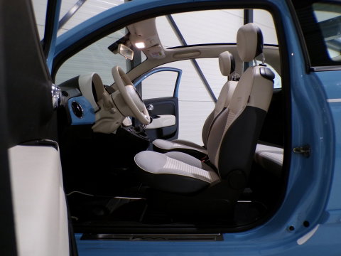 Fiat 500C 0.9 TwinAir Turbo Spiaggina 58 "Origineel NL!" Apple-Carplay Parkeersensoren Navigatie Cruise-control Bluetooth DAB+