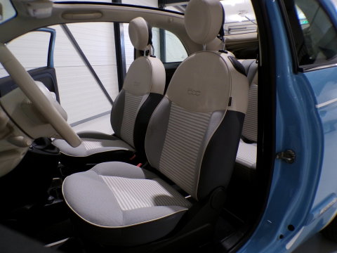 Fiat 500C 0.9 TwinAir Turbo Spiaggina 58 "Origineel NL!" Apple-Carplay Parkeersensoren Navigatie Cruise-control Bluetooth DAB+