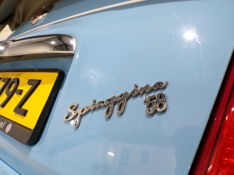 Fiat 500C 0.9 TwinAir Turbo Spiaggina 58 "Origineel NL!" Apple-Carplay Parkeersensoren Navigatie Cruise-control Bluetooth DAB+
