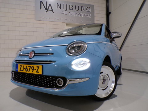 Fiat 500C 0.9 TwinAir Turbo Spiaggina 58 "Origineel NL!" Apple-Carplay Parkeersensoren Navigatie Cruise-control Bluetooth DAB+