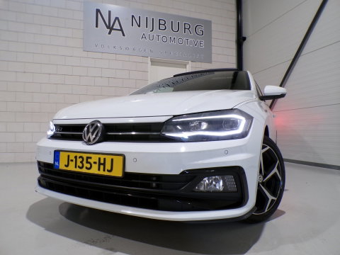 Volkswagen Polo 1.0 TSI Highline R-Line "Origineel NL!" 2x R Line Pano Led Virtual Apple-Carplay Parkeersensor Drive-mode Adaptive