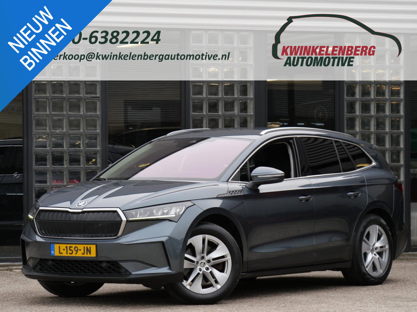 Škoda Enyaq iV 80 LEER/ ADAPTIVE CRUISE/ TREKHAAK/ BLINDSPOT/ ELEKT. STOEL/ SOH 90%
