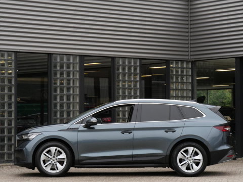 Škoda Enyaq iV 80 LEER/ ADAPTIVE CRUISE/ TREKHAAK/ BLINDSPOT/ ELEKT. STOEL/ SOH 90%
