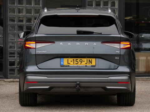 Škoda Enyaq iV 80 LEER/ ADAPTIVE CRUISE/ TREKHAAK/ BLINDSPOT/ ELEKT. STOEL/ SOH 90%