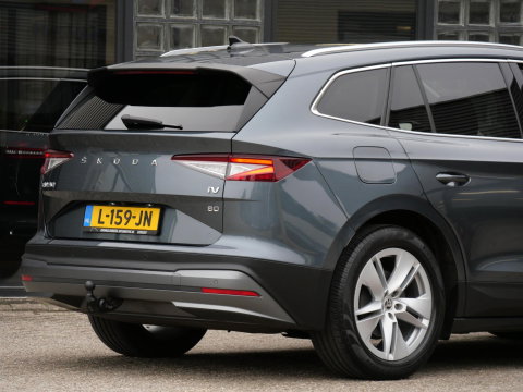 Škoda Enyaq iV 80 LEER/ ADAPTIVE CRUISE/ TREKHAAK/ BLINDSPOT/ ELEKT. STOEL/ SOH 90%