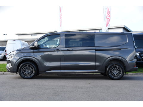 Ford Transit Custom 320 2.0 TDCI L2H1 Limited DC Adaptieve Cruise, 360 Camera, Carplay, Automaat, LED, 2 x Schuifdeur, Stoelverwarming, Virtual, 170pk, Sensoren, Uniek!