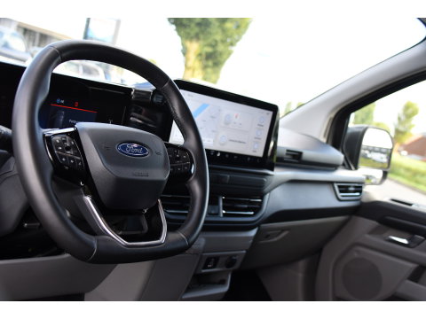 Ford Transit Custom 320 2.0 TDCI L2H1 Limited DC Adaptieve Cruise, 360 Camera, Carplay, Automaat, LED, 2 x Schuifdeur, Stoelverwarming, Virtual, 170pk, Sensoren, Uniek!