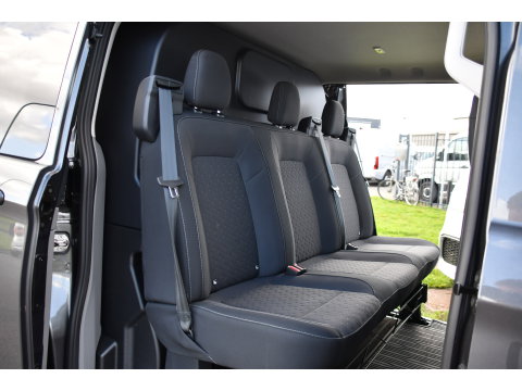 Ford Transit Custom 320 2.0 TDCI L2H1 Limited DC Adaptieve Cruise, 360 Camera, Carplay, Automaat, LED, 2 x Schuifdeur, Stoelverwarming, Virtual, 170pk, Sensoren, Uniek!