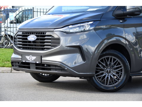 Ford Transit Custom 320 2.0 TDCI L2H1 Limited DC Adaptieve Cruise, 360 Camera, Carplay, Automaat, LED, 2 x Schuifdeur, Stoelverwarming, Virtual, 170pk, Sensoren, Uniek!
