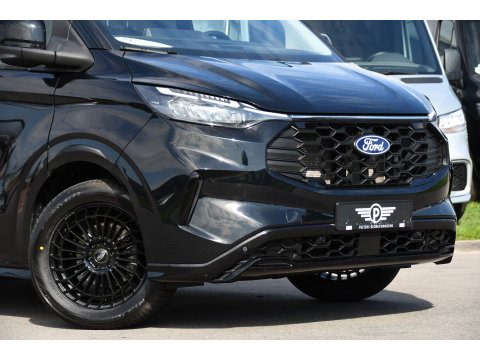 Ford Transit Custom 320 2.0 TDCI L1H1 Sport AWD Black Edition Adaptieve Cruise, 360 Camera, Carplay, B&O, Electrische Stoel, 170pk, LED, 4x4, Stoelverwarming, Stuurverwarming, Uniek!