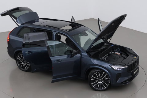 Volvo XC90 T8 Ultra Black Edition | Bowers&Wilkins | Luchtvering | Panoramadak | Trekhaak | 360° Camera | Massage | Stoelventilatie | 22 Inch