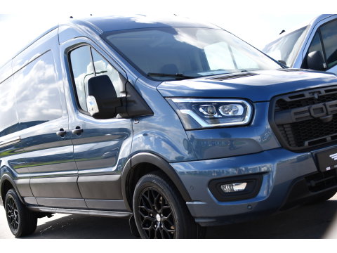 Ford Transit 350 2.0 TDCI L3H2 Limited PB Edition Camera, Cruise, Carplay, Stoelverwarming, 185pk, Trekhaak, Sensoren, LED, NAVI, Uniek!