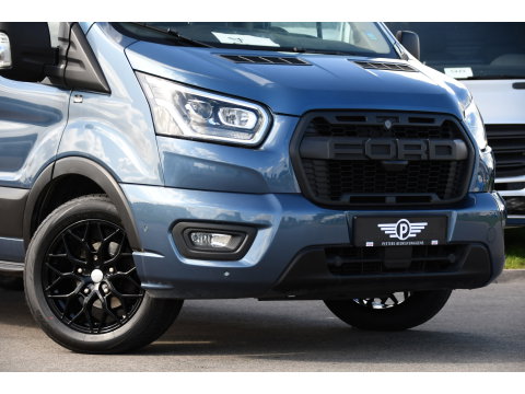 Ford Transit 350 2.0 TDCI L3H2 Limited PB Edition Camera, Cruise, Carplay, Stoelverwarming, 185pk, Trekhaak, Sensoren, LED, NAVI, Uniek!