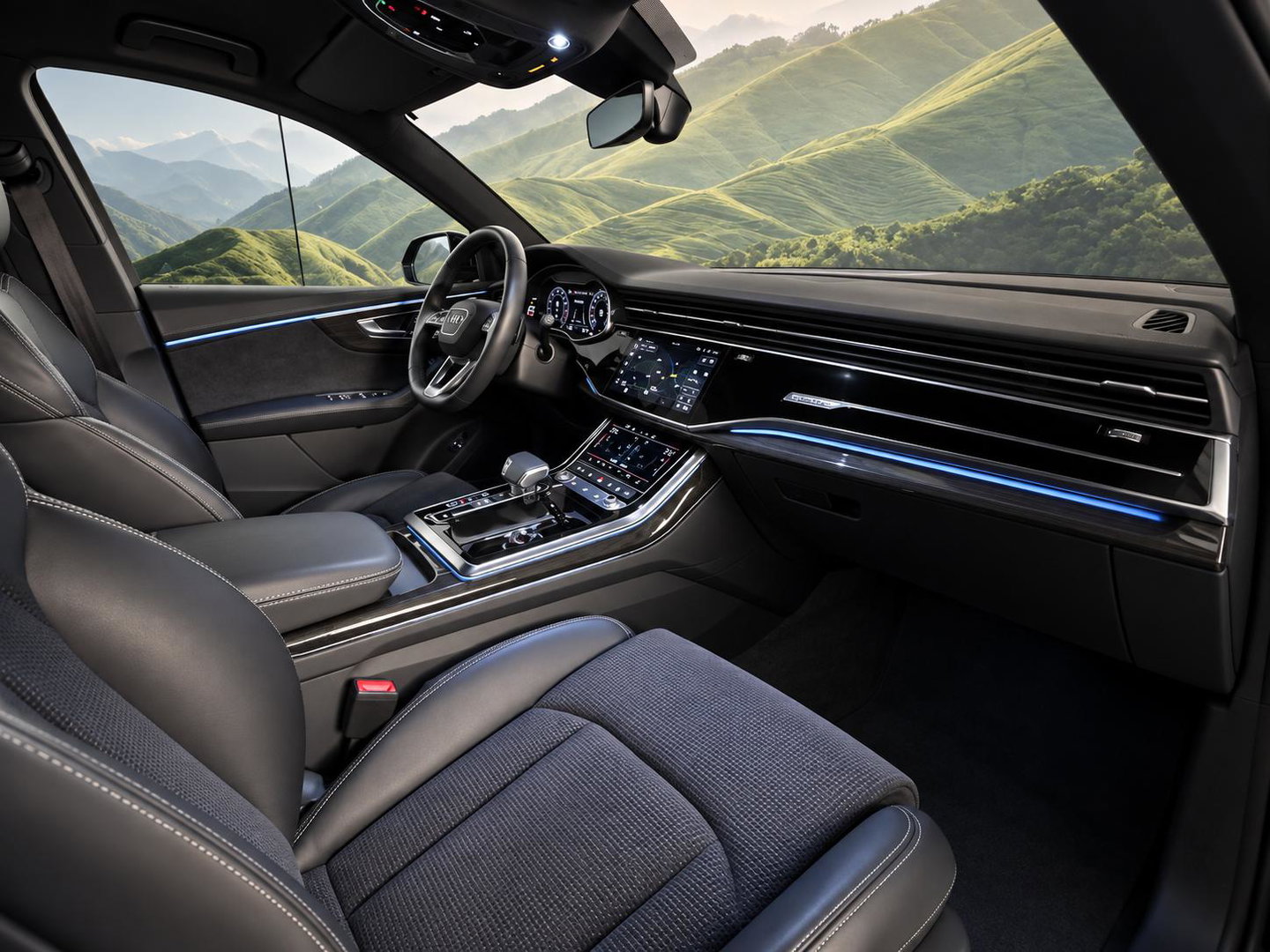 Audi Q8 55 TFSI e quattro Pro S-Line S-Line interieur l Luchtvering l Trekhaak l