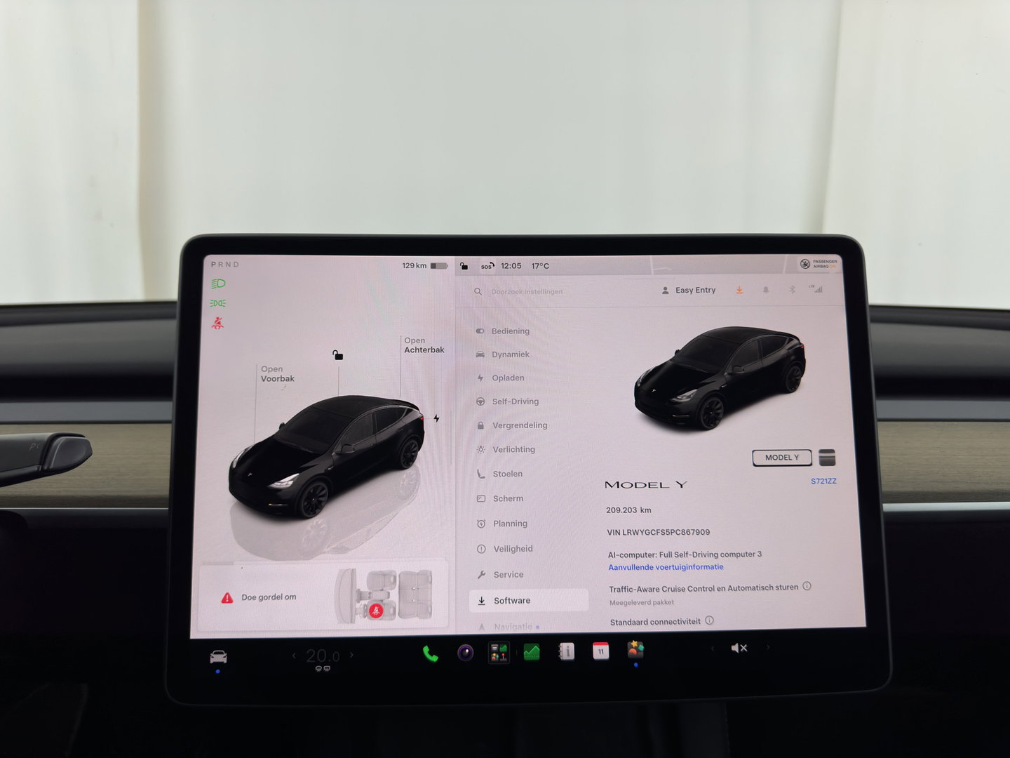 Tesla Model Y RWD 58 kWh [3-Fase-11kW] {SoH-89%} (INCL.BTW) Aut. *PANO | AUTO-PILOT | LEATHER | NAVI-FULLMAP | MATRIX-LED | KEYLESS | CAMERA | DAB+ | HEATED-COMFORTSEATS | PRIVACYGLASS | TOPVIEW | TOWBAR | 20''ALU*