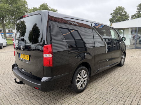 Peugeot Expert 2.0 BlueHDI 177pk automaat S&S L3H1 DC 5 persoons / vaste prijs rijklaar € 27.950 ex btw / lease vanaf € 456 / dubbele schuifdeur / euro 6 / bpm vrij / airco / cruise / navi / trekhaak !