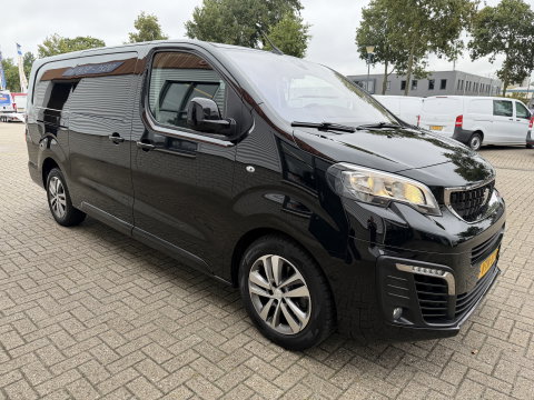 Peugeot Expert 2.0 BlueHDI 177pk automaat S&S L3H1 DC 5 persoons / vaste prijs rijklaar € 27.950 ex btw / lease vanaf € 456 / dubbele schuifdeur / euro 6 / bpm vrij / airco / cruise / navi / trekhaak !