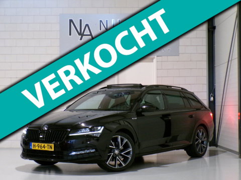 Škoda Superb Combi 1.5 TSI ACT Sportline Business "Origineel NL!" Automaat! Trekhaak Pano RS-stoelen Matrix-LED Camera Virtual DAB