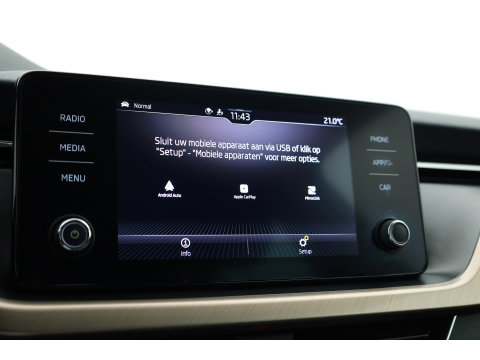 Škoda Kamiq 1.5 TSI ACT Business Edition DSG 150pk | Trekhaak | Apple CarPlay | Stoelverw. | All Seasons | Keyless | PDC A