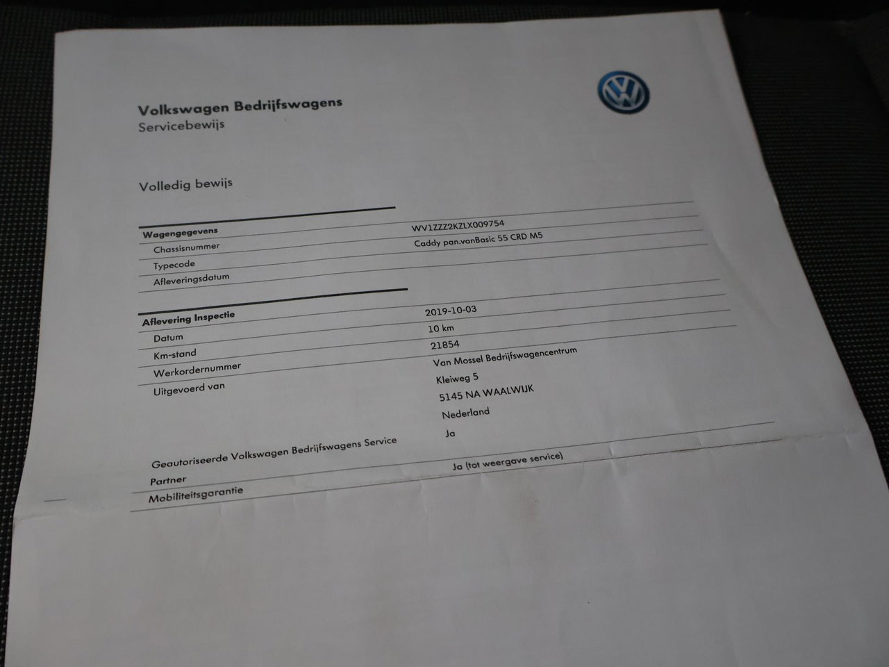 Volkswagen Caddy