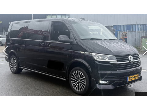 Volkswagen Transporter 2.0 TDI L2H1 28 Bulli Black Edition Virtual, Adaptieve Cruise, Camera, Carlay, LED, Stoelverwarming, Leder, 150pk, Automaat, Uniek!