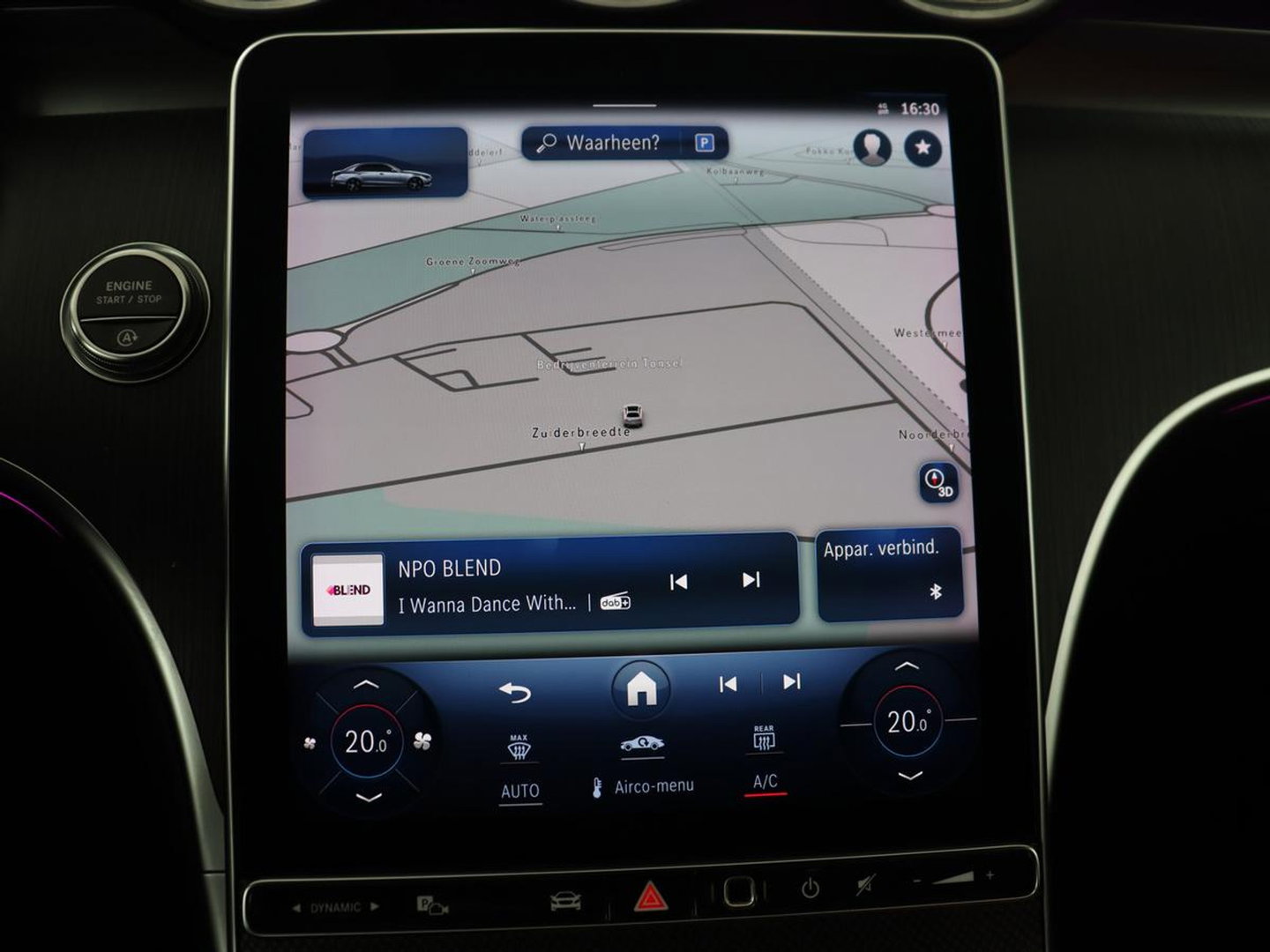 Mercedes-Benz C-Klasse 200 Luxury Line | Panoramadak | Leder | Memory | Adaptive cruise | Stoelverwarming | Burmester | 360 camera | Park assist | Sfeerverlichting | Carplay | Climate control