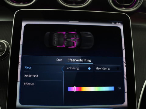 Mercedes-Benz C-Klasse 200 Luxury Line | Panoramadak | Leder | Memory | Adaptive cruise | Stoelverwarming | Burmester | 360 camera | Park assist | Sfeerverlichting | Carplay | Climate control